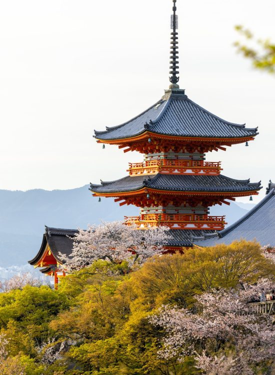 Kiyomizu-dera Temple in Kyoto, Japan