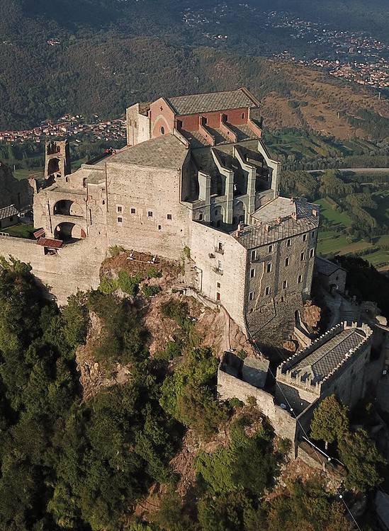 Drone Shot of Saint Michael's Abbey