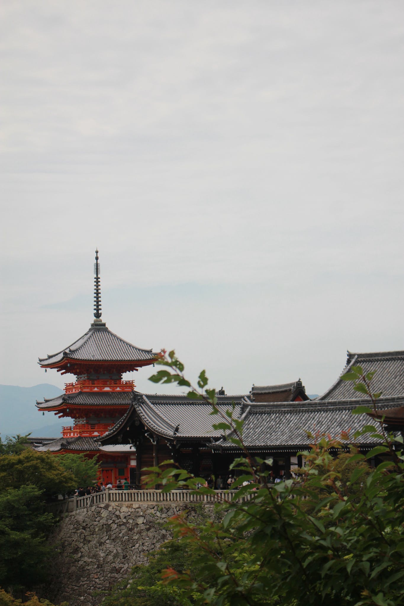 Pagoda Tower at Kiyomizu-dera Temple, Kyoto, Japan