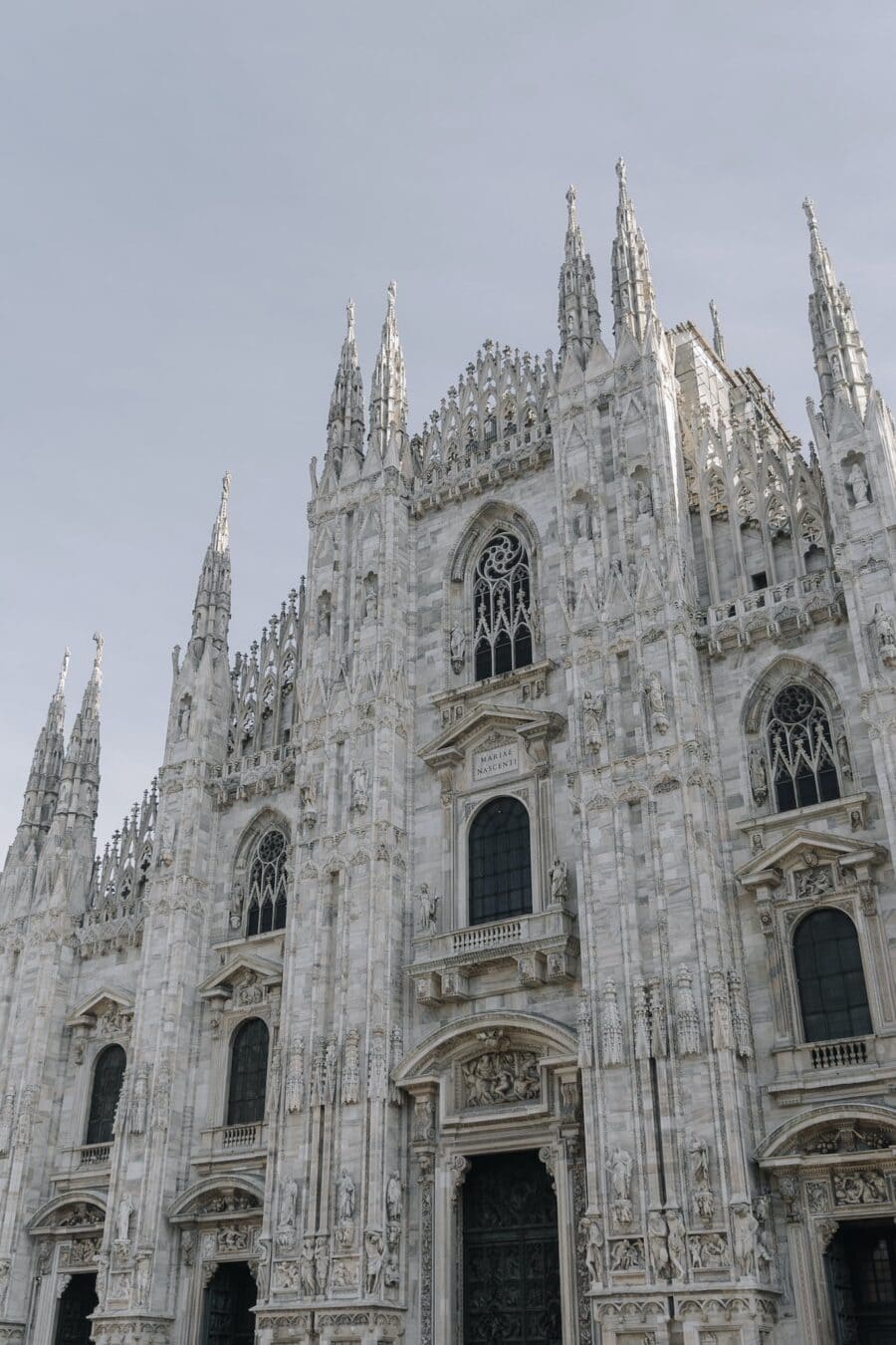 one day milan Facade of the Milan Cathedral, Milan, Italy 