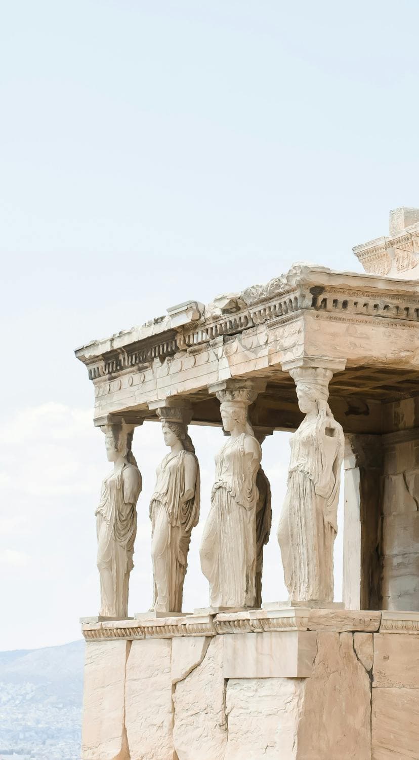 The Porch of the Caryatids in Athens