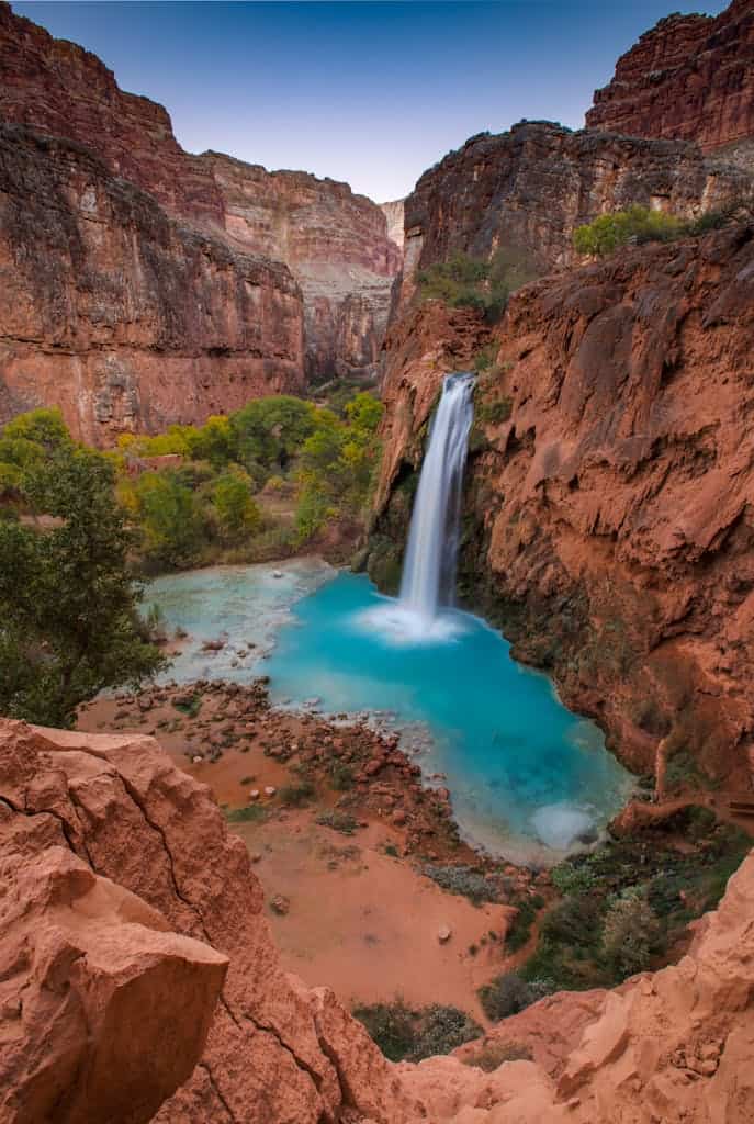 Havasu Waterfall in Arizona, USA