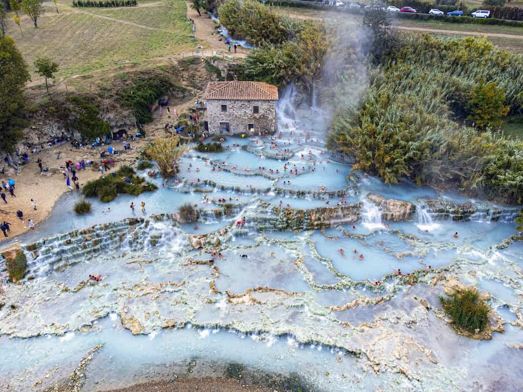 hot springs tuscany saturnia