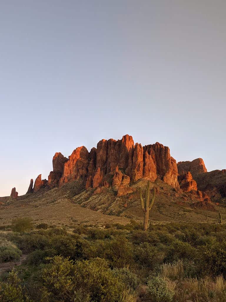 Superstition Mountain in Arizona